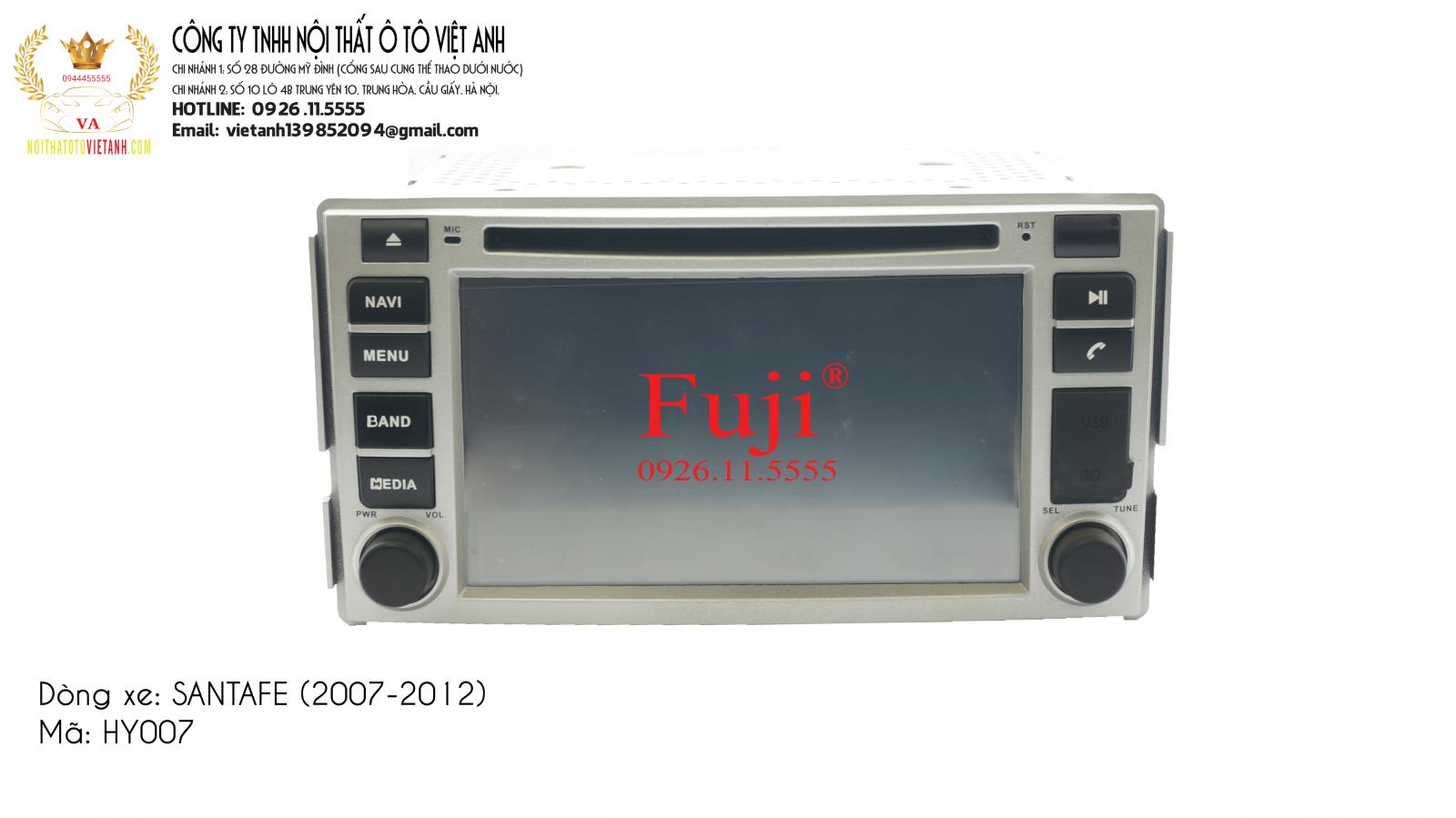 DVD FUJI THEO XE SANTAFE (2007 - 2012) 5.700.000₫