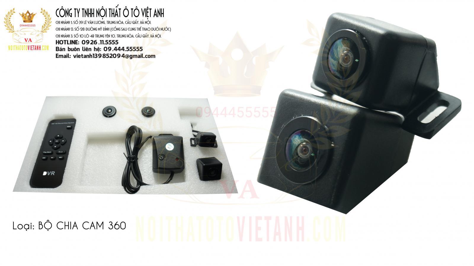 Độ Camera 360 cho ô tô uy tín, chất lượng tại Hà Nội