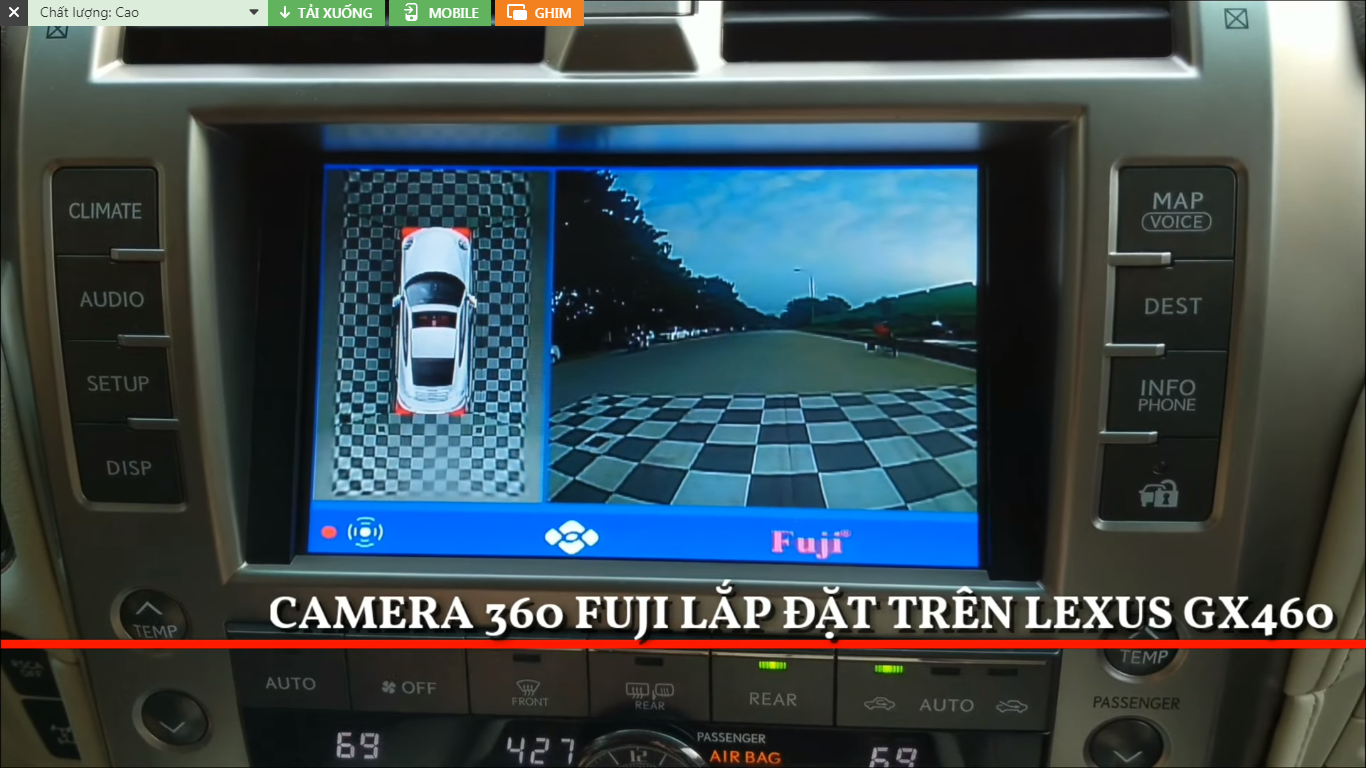 Vượt mọi hiểm nguy với Camera 360 Fuji lắp đặt trên Lexus GX460