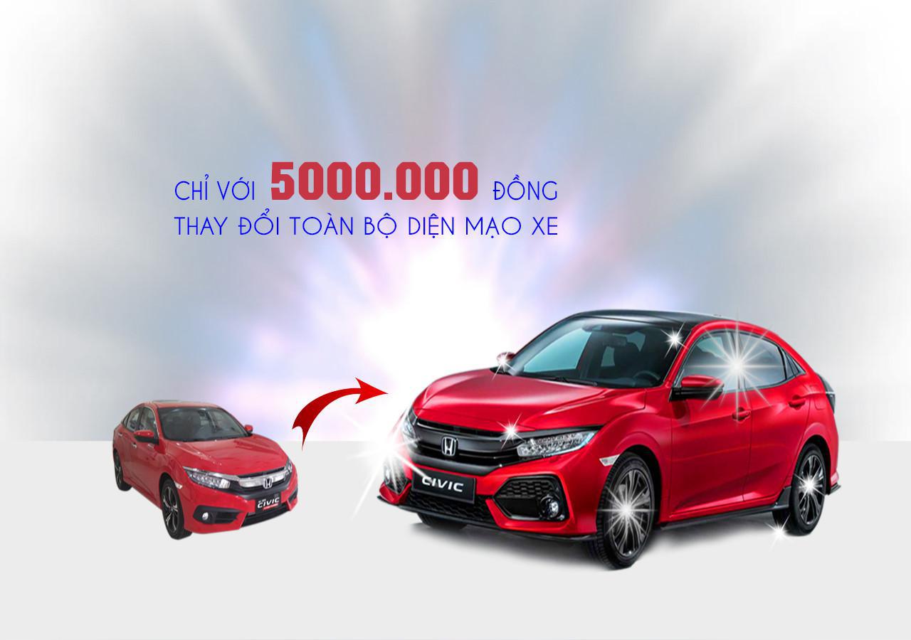 Thay đổi diện mạo xe chỉ với 5.000.000đ, duy nhất chỉ có tại Việt Anh Auto