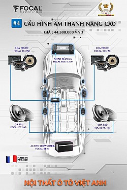 ĐỘ LOA Ô TÔ CAO CẤP-ĐỘ LOA CẤU HÌNH NÂNG CAO