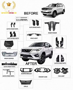 Nâng đời Fortuner 2015 lên 2019