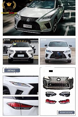 Nâng đời Body kit Lexus Rx200T 2016 lên Rx350 2021