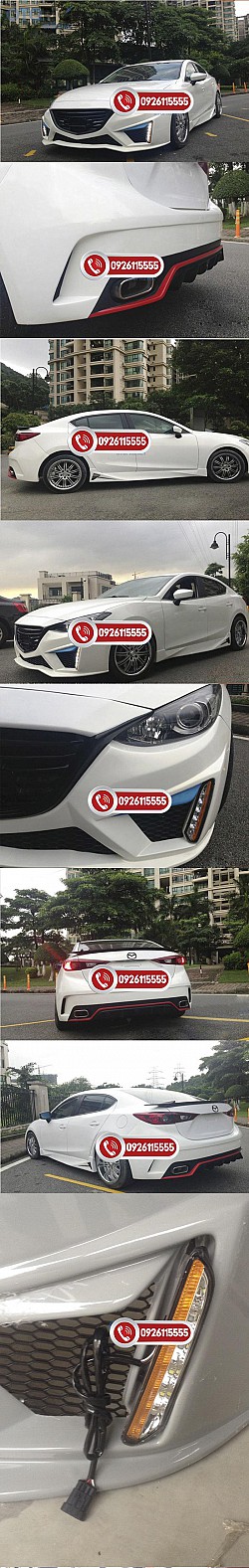 BODY KITS CHO MAZDA 3 ALL NEW 2015-2016 MẪU MASAN