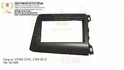 MẶT DƯỠNG THEO XE HONDA CIVIC, 2 DIN 2012