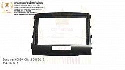 MẶT DƯỠNG THEO XE HONDA CRV, 2 DIN 2012