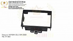 MẶT DƯỠNG THEO XE HUYNDAI I20, 2 DIN 2008