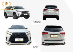 Nâng đời Body kit Highlander lên lexus