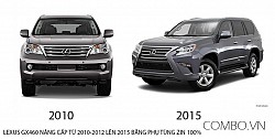 Bodykits Lexus GX460 2010-2012 nâng đời lên 2016