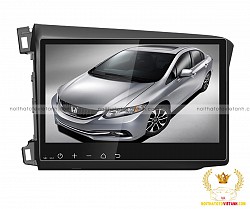 Màn hình DVD Android FUJI cắm sim 4G cho Honda Civic 2012 - 2017