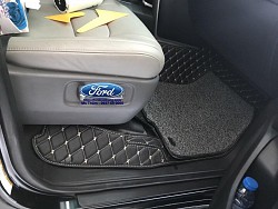 Thảm lót sàn da 6D tặng kèm rối cho Ford Ecosport chỉ 1,5 triệu kể cả vân carbon