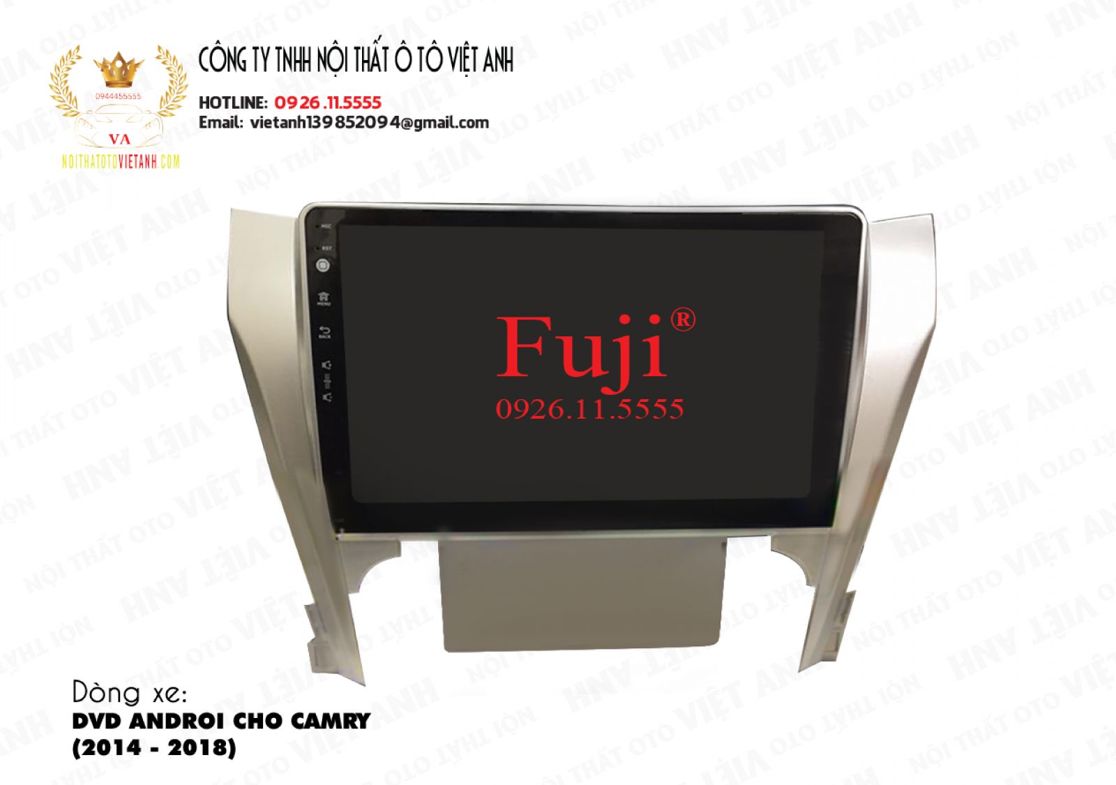 DVD Androi Fuji cho xe Camry