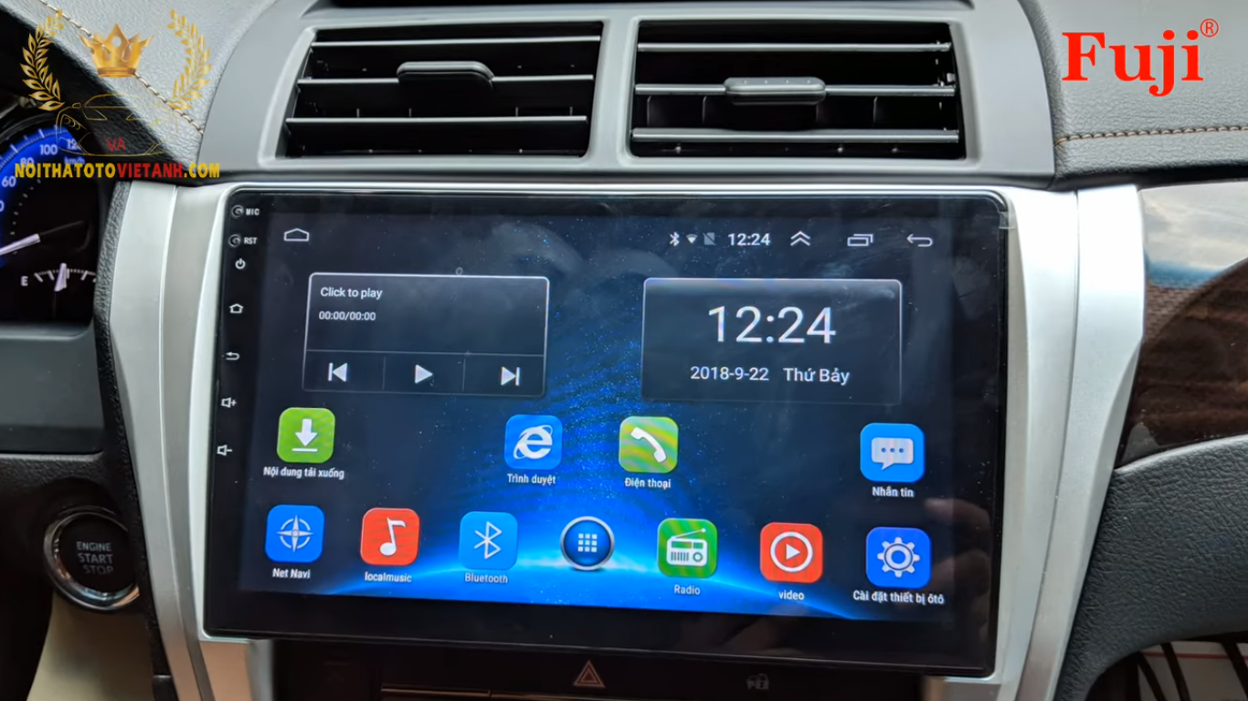 Lắp đặt cả Camera 360 Fuji S và DVD Fuji Android 4G cho xe Toyota Camry, tại sao không?