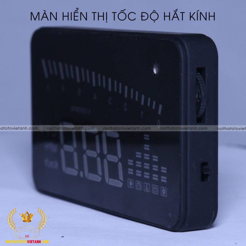 Hiển thị tốc độ lên kính lái